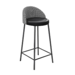 Monroe Houndstooth Stool