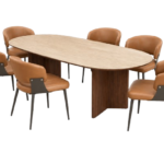 Sienna Oval 6-Seater Dining Set