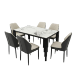 Harlow Marble Dining Set